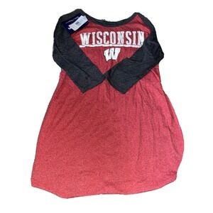 NWT Bottom Drawer Womens Wisconsin Nightshirt Size M